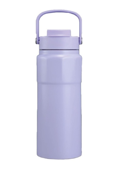 Çelik İçli Termos 750 Ml Mor Skm001 Açık Beyaz