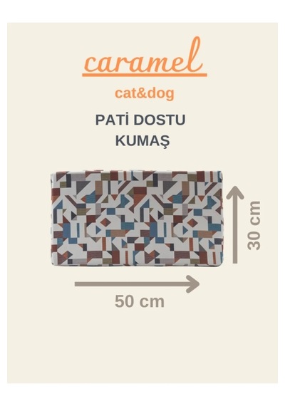 Ed Pet Dizayn Pd Taht Rahat Kedi Köpek Yatağı Beyaz 30 x 50 CM