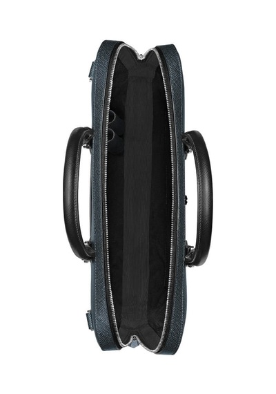 Montblanc Sartorial İnce Evrak Çantası 220333 Mavi