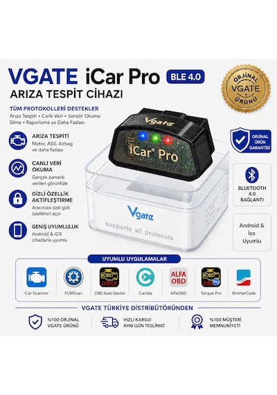 İcar Pro Ble 4.0 Reno Bmw Ddt4all Bimmercode Uyumlu Arıza Tespit Ve Gizli Özellik Açma Cihazı İos Android
