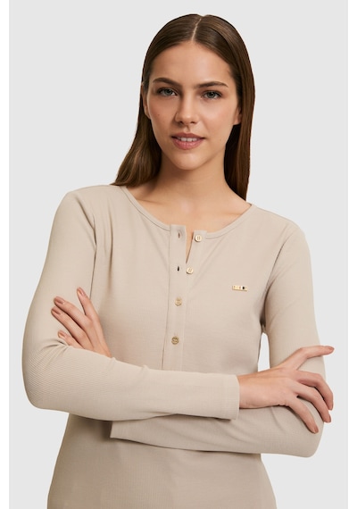 U.S. Polo Assn. U.s. Polo Assn. Kadın Taş Tişört 50323456-vr049 Taş Rengi