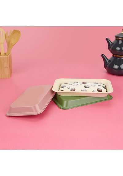 Excellentt Houseware Fırın Kabı - Asorti - 28x17 Cm Çok Renkli