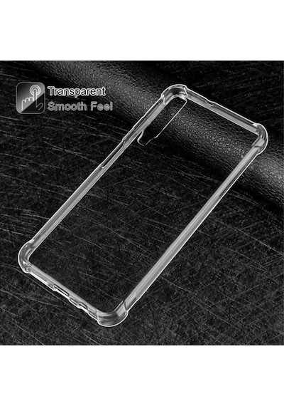Samsung Uyumlu Galaxy A9 2018 Kilif Köse Korumali Seffaf Silikon Kapak 393046776