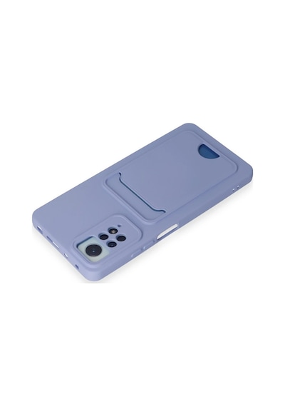 Newface Xiaomi Redmi Note 11 Pro Kılıf Kelvin Kartvizitli Silikon Semeglbl - 9 - Lila