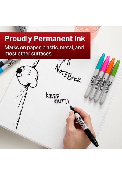 Fine Permanent Markör 24'lü Karışık Paket, Flamingo