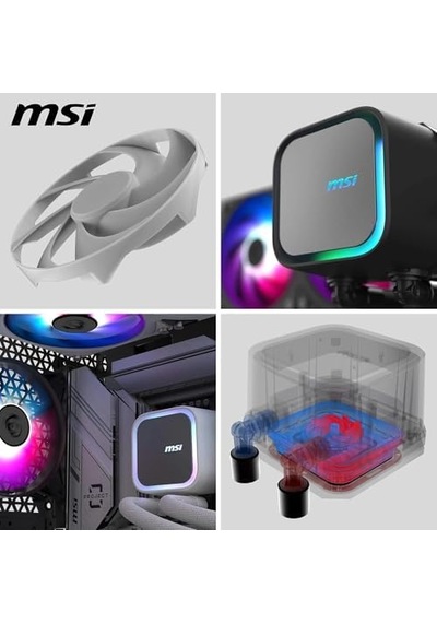 Msı Mag Corelıquıd A13 240 Whıte 240 Mm Argb Sıvı İşlemci Soğutucusu