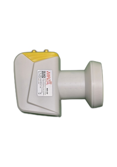 4 Lü Lnb - 4k Ultra Hd Uyumlu Quad Universal Lnb - Konnektör Koruyucu Kapaklı
