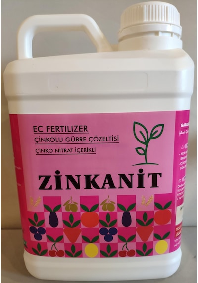 Zinkanit-sistemik Etkili Sıvı Çinko Bitki Besini 5l