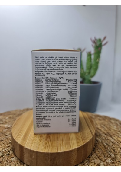 Animari V Mari 70 Tablet Kedi Köpek Vitamin Mineral Ve Protein