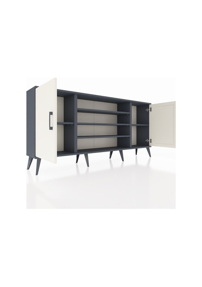 Arges Konsol 5 Raflı 2 Kapaklı 176x30x83 Antrasit-aytaşı/antrasit Aytaşı/antrasit Arges Konsol 5 Raflı 2 Kapaklı 176x30x83 Antrasit-aytaşı/antrasit Aytaşı/antrasit