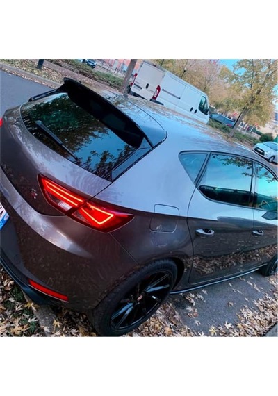 Seat Leon Boyalı Bagaj Üstü Spoiler 2013-2020 Arası Uyumlu