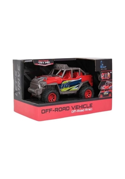 Sesli Ve Işıklı Off Road Aracı Kırmızı