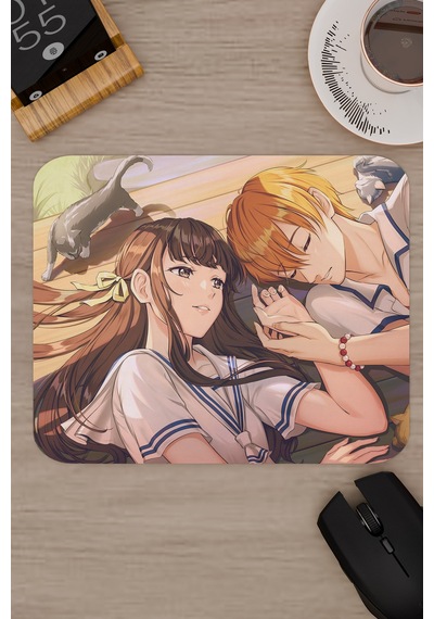 Fruits Basket Anime V3 - 22x18 Gaming Kauçuk Kaymaz Taban Mouse Pad Fare Altlığı