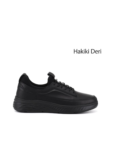 Gönderi(R) Gönderi R Erkek Siyah Bağcıklı Hakiki Deri Sneaker Ddma85142870