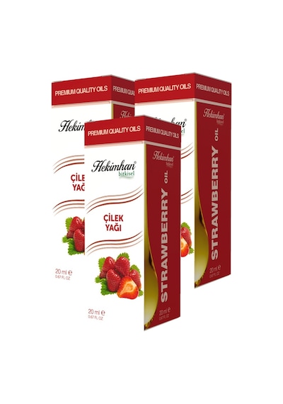 Hekimhan Bitkisel Çilek Yağı 3 x 20 ML