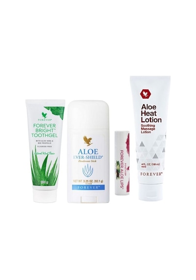 Forever Diş Macunu + Aloe Lips + Aloe Heat Lotion + Aloe Deodorant