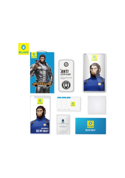 Xiaomi Redmi K70e / Poco X6 Pro Uyumlu Anti-statik Toz Ve Çizik Önleyici Cam Ekran Koruyucu