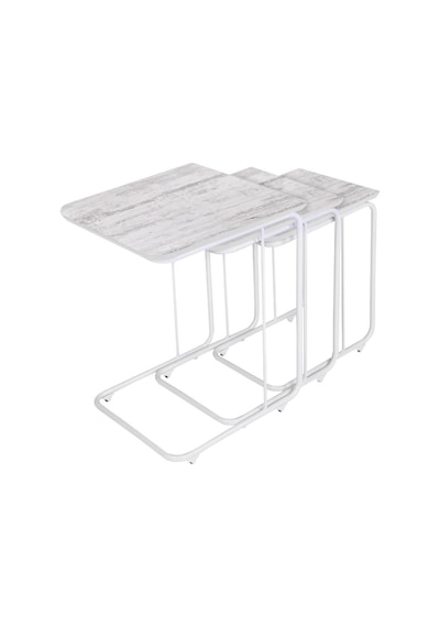 C Zigon Sehpa 3'Lü Takım Mdf Kristal