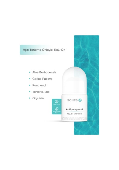 Provitamin B5 Içeren Koltuk Altı Beyazlatıcı Terleme Önleyici Antiperspirant Roll-on 50 Ml