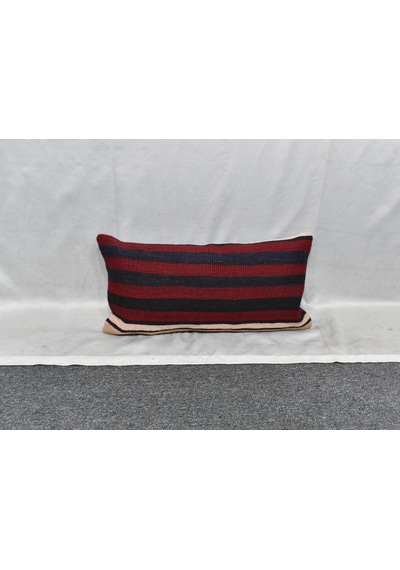 Zehra Abla Halı Yeni El Dokuma Dekoratif Lumbar Kilim Kırlent Yastık Kılıfı 6194