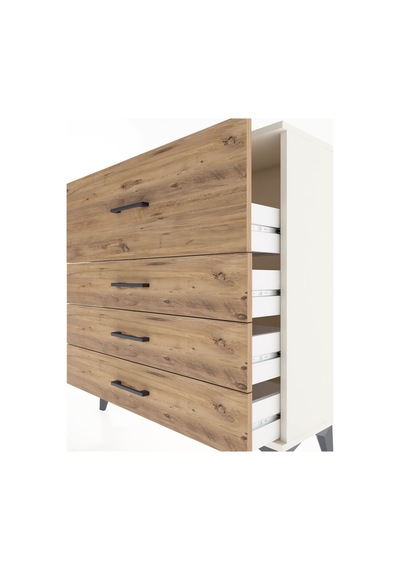 Arges Şifonyer 4 Çekmeceli 88x30x96 Aytaşı-çam Aytaşı