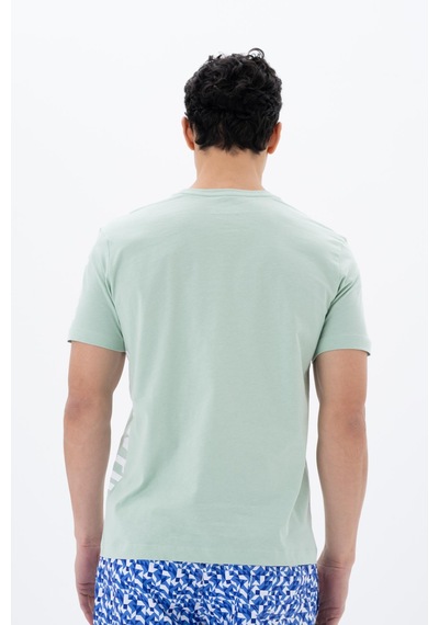 AR-MA Arma Erkek Regular Fit Bisiklet Yaka Tişört Y25344404701 Yeşil