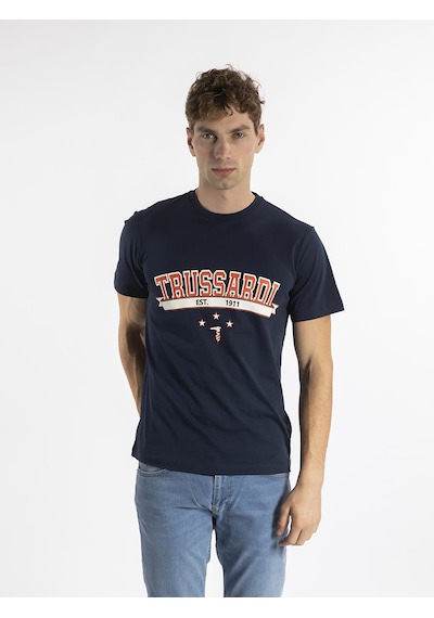 TRUSSARDI Erkek T'shirt  TRRD003632 Lacivert