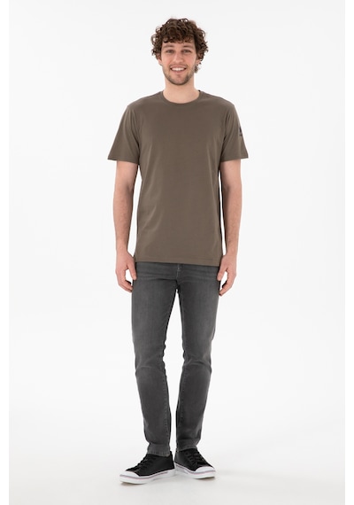 U.S. Polo Assn. Erkek Regular Fit Bisiklet Yaka Vizon Basic Tişört 50305985-VR052