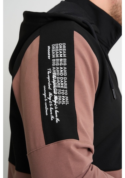 Shooter Sportswear Shooter Premium Erkek Eşofman Takımı Mevsimlik Kapüşonlu Rahat Kalıp Vizon