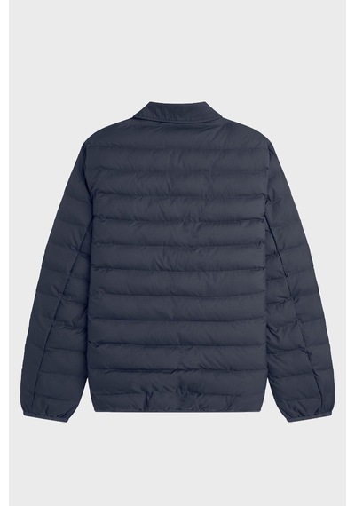 Fred Perry J1301 Collared Insulated Erkek Mont Mavi