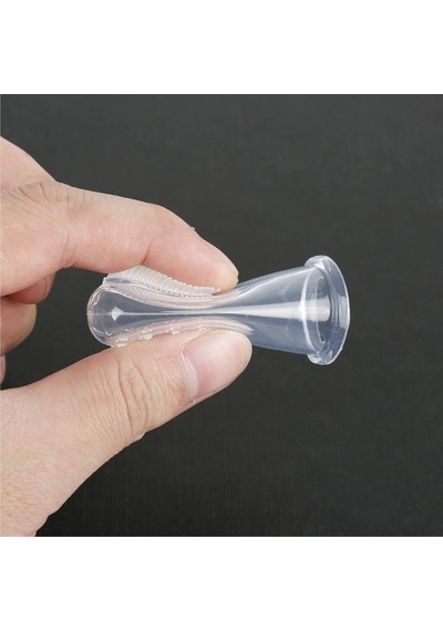 Markapet Kedi ve Köpek Parmak Diş Fırçası Mavi 5.5 CM