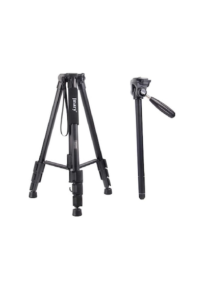 Jmary KP2254 44 cm 3 Kademeli Profesyonel Tripod - ZORE-262645 Siyah