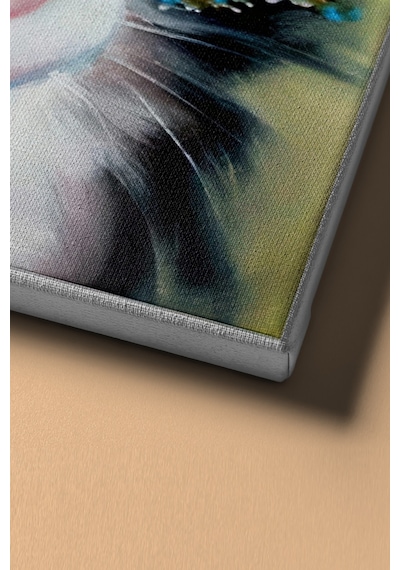 Webstyle Sayılarla Boyama Seti Kasnaklı Kedi Ve Kelebek 60 X 75 Cm
