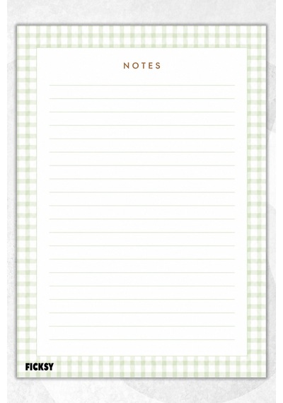 A4 Bloknot Çizgili Defter - 50 Yaprak - Memopad - Notepad - Not Defteri - Not Kağıdı - 4192 Çok Renkli