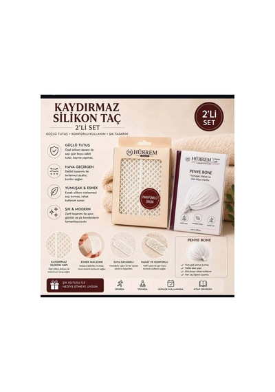 Hürrem Kaydırmaz Slikon Tac+ Bone Beyaz - 921881096 Beyaz