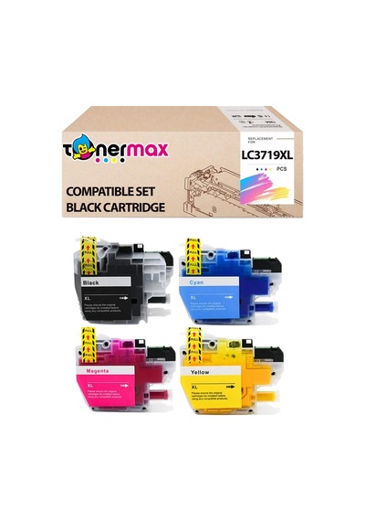 Brother Mfc-j2330dw Uyumlu Set Kartuş / Lc3719xl Set