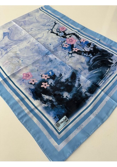Polo Craft Soft Pamuklu Şal Mavi Serisi Fzy0803-48117 Çok Renkli