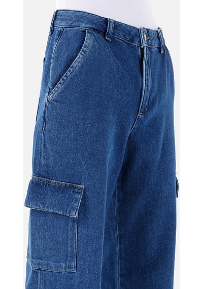 Colins Denım Kadın Pantolon Cl1067514 Q1.v1 Dn00531 Mavi