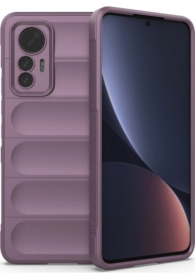 Xiaomi Mi 12 Lite Kılıf Optimum Silikon Mor