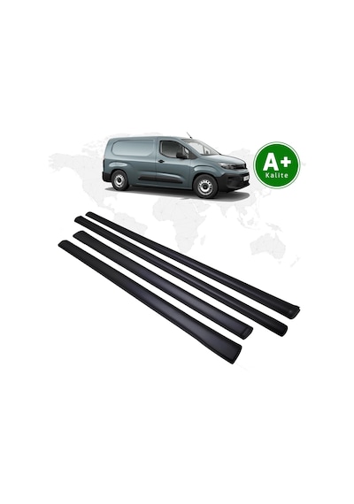 Opel Combo Panelvan Marşpiyel Kaplaması 4 Parça 2024 Model Ve Sonrası