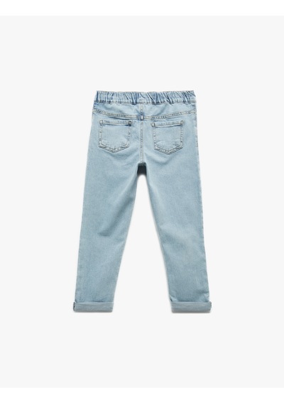 Koton Pamuklu Relax Fit Denim Pantolon Lıght Indıgo 6wmb40001td Açık Mavi