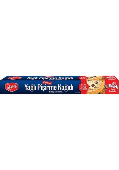Pişirme Kağıdı 16 Yaprak 8m 1 Paket Plastik Çok Renkli Diğer
