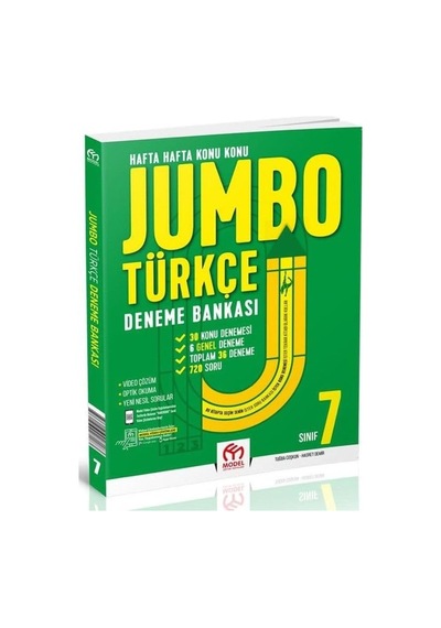 7. Sınıf Jumbo Türkçe Deneme Bankası