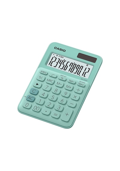 Casio MS-20UC-GN Masaüstü Tipi 12 Hane Hesap Makinesi