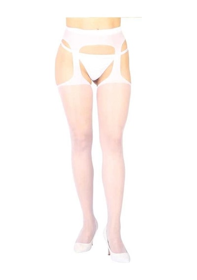 Angbutik Kadın Çorap Beyaz Özel Bölgesi Açık Fantazi Külotlu Çorap Tm1054 Angbutik Kadın Çorap Beyaz Özel Bölgesi Açık Fantazi Külotlu Çorap Tm1054