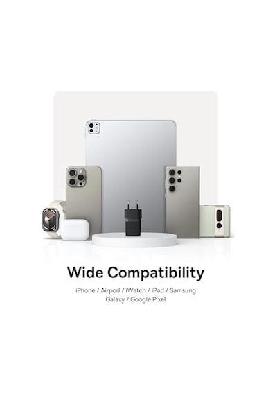 30w Hızlı Şarj Cihazı, Palm 1c Usb-c Duvar Adaptörü, Bct Soğutma Teknolojisi Ve Akıllı Çip Koruması, Kompakt