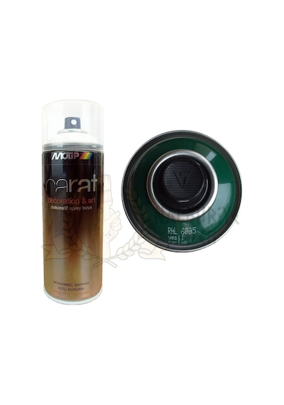 Motip Carat Parlak Yeşil Sprey Boya 400 ML - Ral6005 Motip Carat Parlak Yeşil Sprey Boya 400 ML - Ral6005