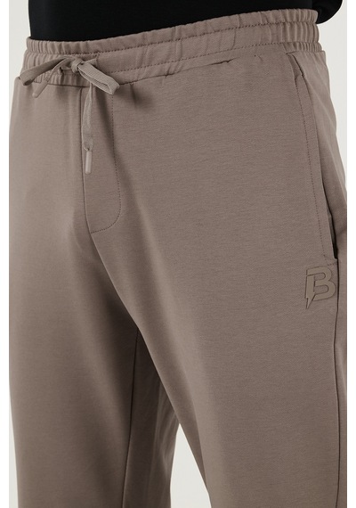 Buratti Regular Fit Normal Bel Düz Paça Erkek Eşofman Altı 5908050 Toprak