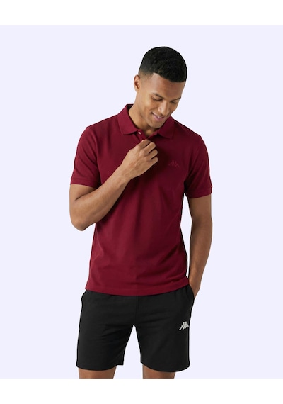 Kappa Fausto Erkek Bordo Regular Polo Yaka Tişört