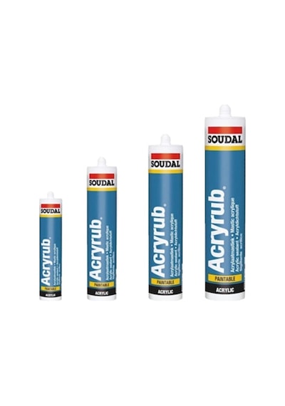 Acryrub Silikonize Mastik Beyaz 500 Gr